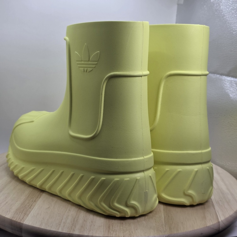 Women's 7.5 - Adidas ADIFOM SST BOOT IG2682 ORIGINALS Rubber Boots Pulse Yellow - Picture 7 of 9